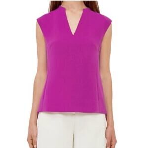 Ted Baker London Vivid Pink Sleeveless Blouse